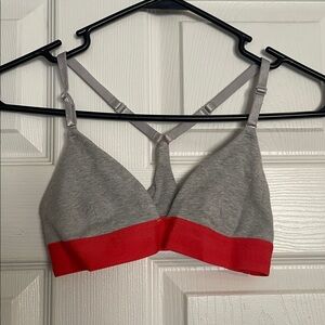 Lululemon Bralette/Sports Bra XS Grey and Coral Color